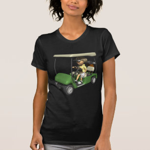 T-shirt Chariot de golfeur de femme
