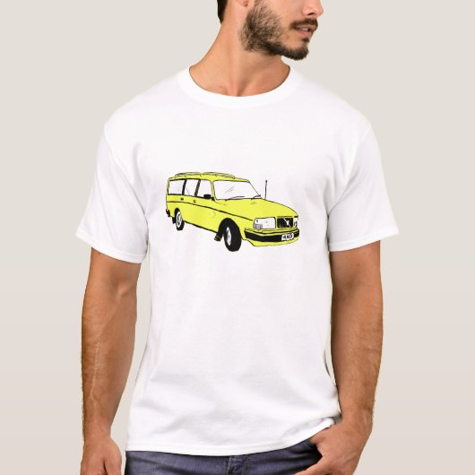 T-shirt Chariot de station - customisé (Devant)