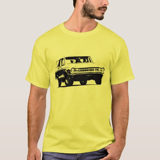 T-shirt Chariot de station de 1964 Dodge (Devant)