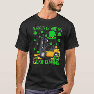 T-shirt Chariots Élévateurs Sont Mes Porte-Bonheur Chariot