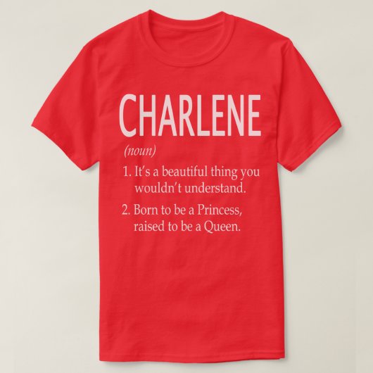 T-shirt Charlene Nom Don 171 (Design devant)