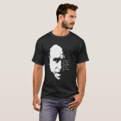 T-shirt Charles Bukowski Portrait (Devant entier)