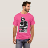 T-shirt Charles Bukowskivintage Pour Les Ventilateurs (Devant entier)