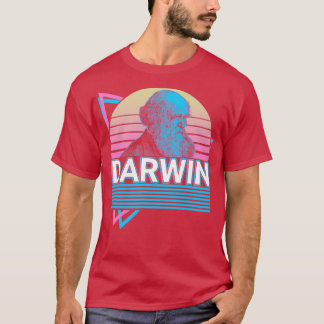 T-shirt Charles Darwin Evolution Théorie Retro Don1
