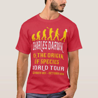 T-shirt Charles Darwin Origine Espèces Monde notre évoluti