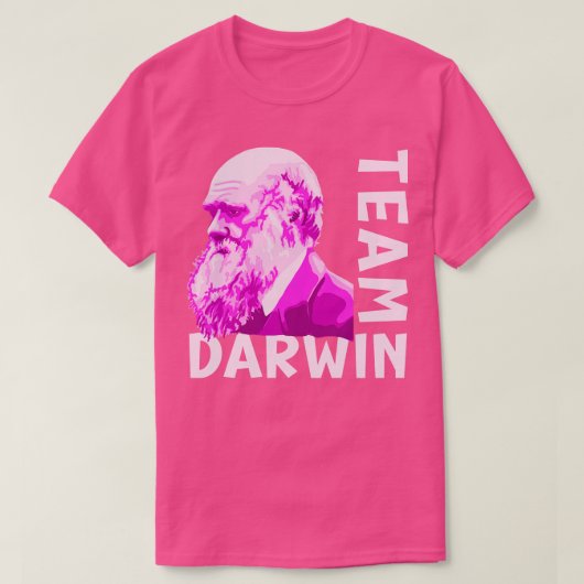 T-shirt Charles Darwin Portrait (Design devant)