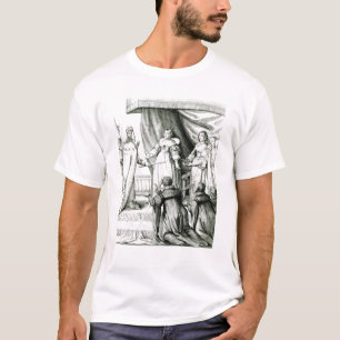 T-shirt Charles I étant donné le sceptre et la couronne