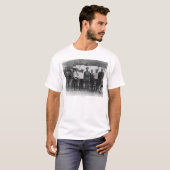 T-shirt Charles Lindbergh avec 7 hommes, incluant (Devant entier)