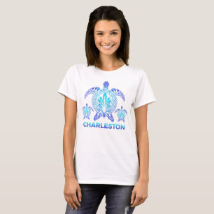 T-shirt Charleston Carolina Sud Turtle Souvenirs