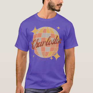 T-shirt Charleston City Caroline du Sud USA Retro Vintage