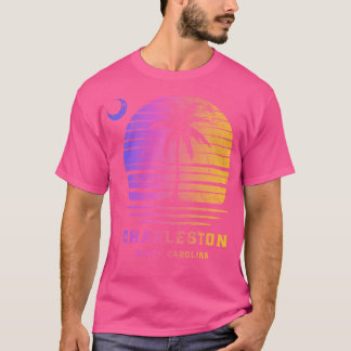 T-shirt Charleston Palmetto Tree Caroline du Sud Vacances