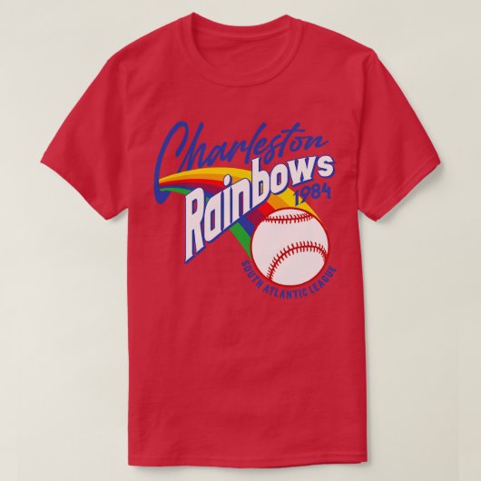 T-shirt Charleston Rainbows (Design devant)