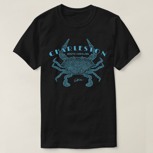 T-shirt Charleston SC Blue (Design devant)