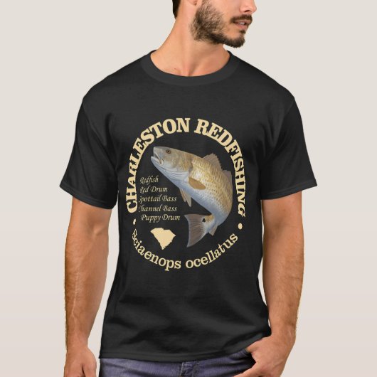 T-shirt Charleston SC (rouget) (Devant)