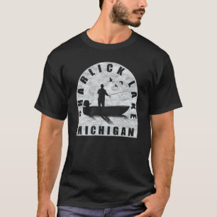 T-shirt Charlick Lake Fishing Michigan