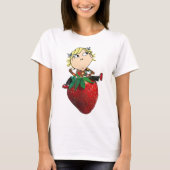 T-shirt Charlie and lola - Lola on a Strawberry (Devant)