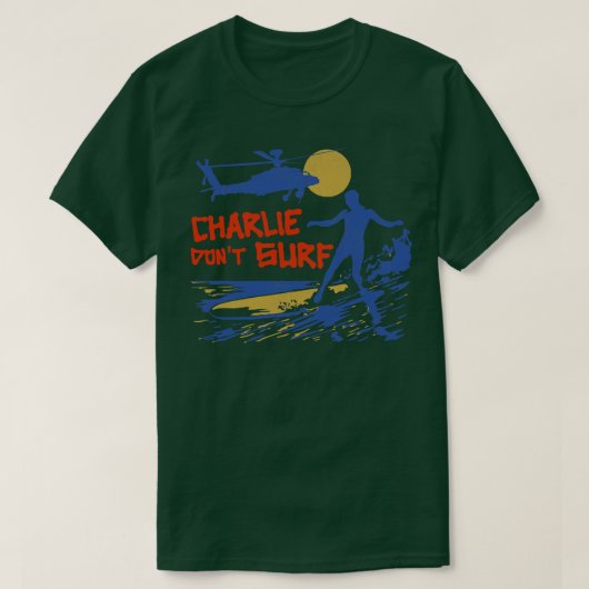 T-shirt Charlie Dont Surf (Design devant)