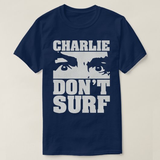 T-shirt Charlie Dont Surf 1 (Design devant)