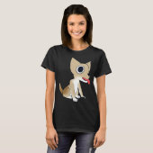 T-shirt Charlie Le Chihuahua Couleur Pleine W Bg Transpare (Devant entier)