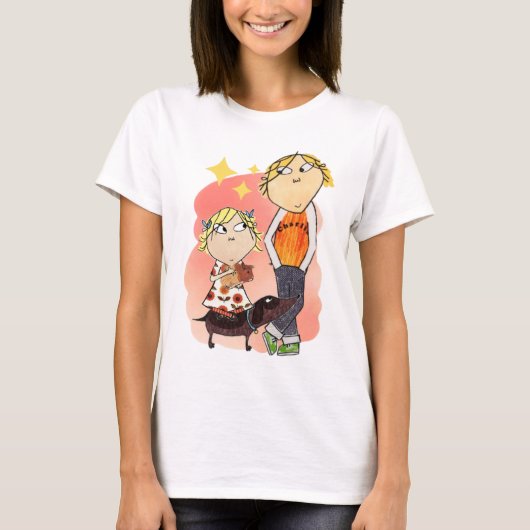 T-shirt Charlie, Lola, Sizzles & Hamster Friends (Devant)