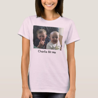 T-shirt Charlie m'a mordu - doigt - double
