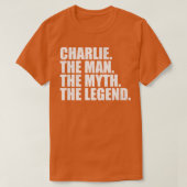 T-shirt Charlie Nom Charlie prénom (Design devant)