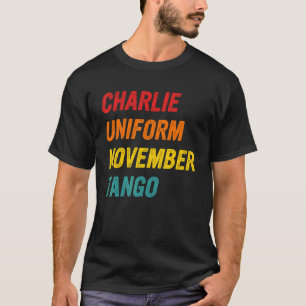 T-shirt Charlie Uniform Novembre Tango Appareils