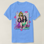 T-shirt Charlies Angels Coeurs Cadre (Design devant)