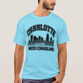T-shirt Charlotte, Caroline du Nord (Devant)