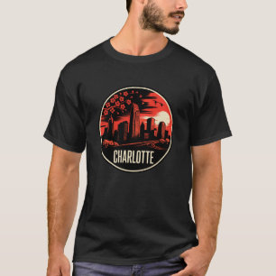T-shirt Charlotte City Caroline du Nord USA
