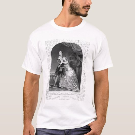 T-shirt Charlotte et Susan Cushman comme Romeo et Juliet, (Devant)