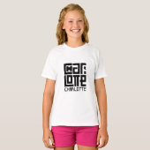 T-shirt Charlotte "Pequeña y fuerte" (Devant entier)