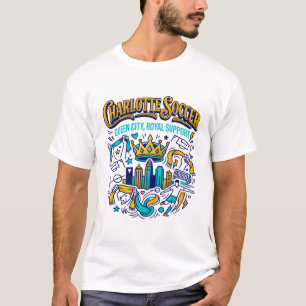 T-shirt Charlotte Reine de Soccer Cité Royale de Soutien