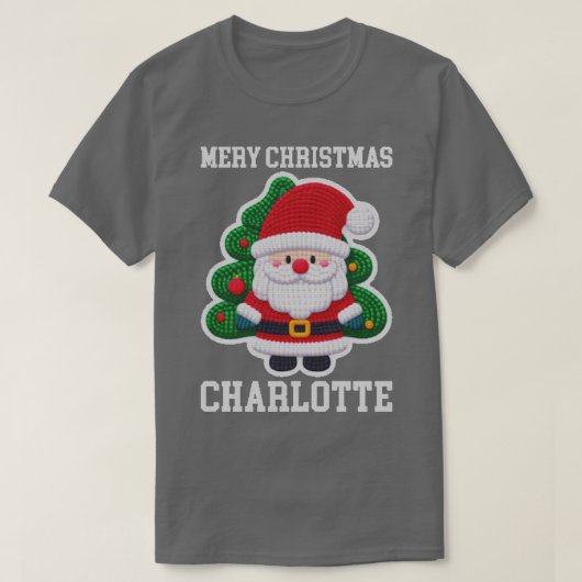 T-shirt Charlotte Xmas (Design devant)