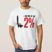 T-shirt Charlton Athletic 2% rouge et noir (Devant)