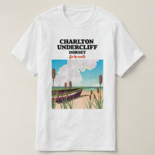 T-shirt Charlton Undercliff Beach, affiche de voyage du Do