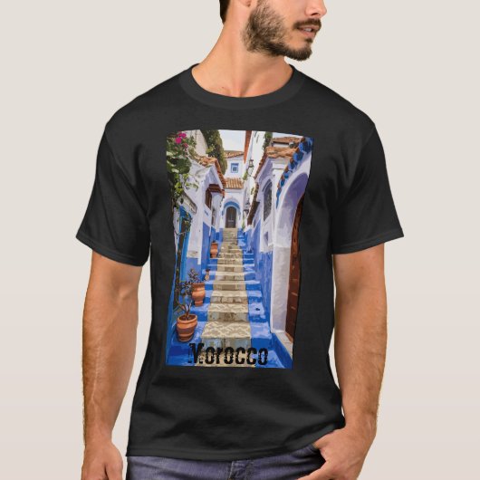 T-shirt Charm of Chefchaouen (Devant)
