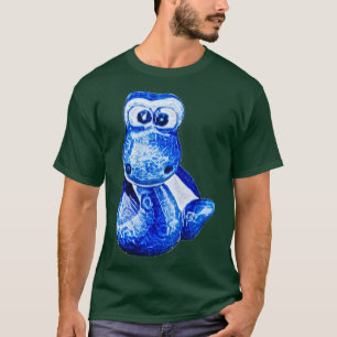 T-shirt Charmant petit serpent bleu 3