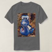 T-shirt Charmant petit serpent bleu 8 (Design devant)