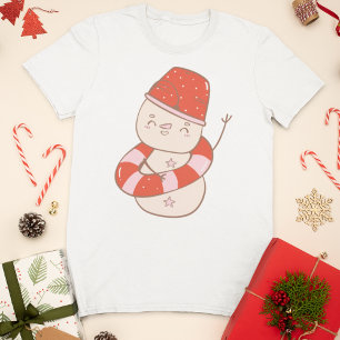 T-shirt Charmant Snowman d'été