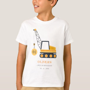 T-shirt Charmant véhicule de grue de construction n'impor
