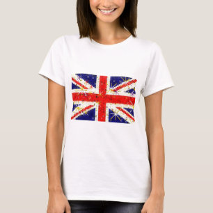 T-shirt Charme BRITANNIQUE de tape-à-l'oeil de drapeau