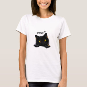 T-shirt Charme de Chat Noir Tee