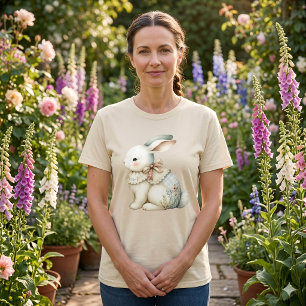 T-shirt Charme de lapin Cottagecore