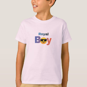 T-shirt Charme royal : Chemise de la Majesté couronnée des