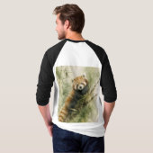 T-shirt Charme Rustique du Panda Roux (Dos entier)