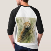 T-shirt Charme Rustique du Panda Roux (Dos)