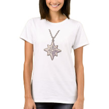 T-Shirt Charme Stellaire | Bijoux Célestes Élégant