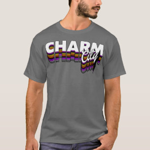 T-shirt Charme Ville Baltimore City Pride Police Rétro