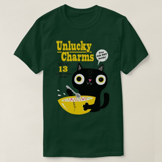 T-shirt Charmes malchanceux (Design devant)